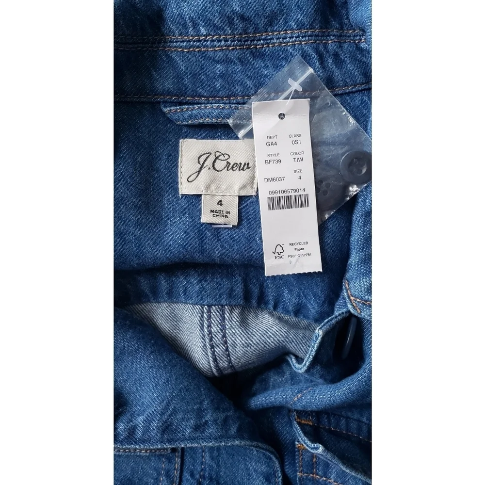 6. J.Crew Denim jumpsuit